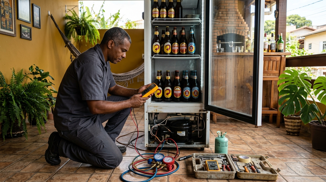 Conserto de placa eletrônica de cervejeira em São Luís‑MA